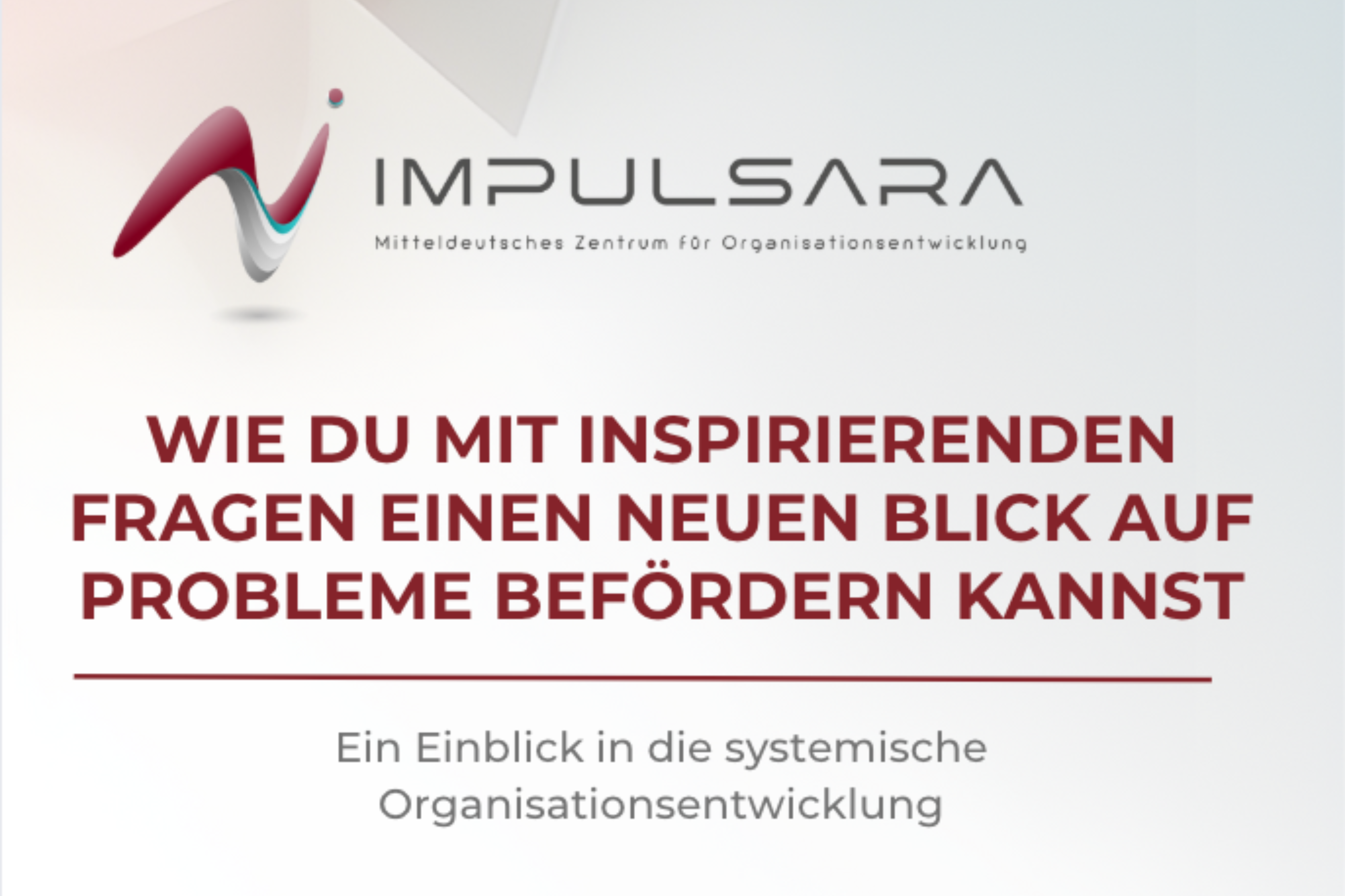 6 Fragen an ein Problem